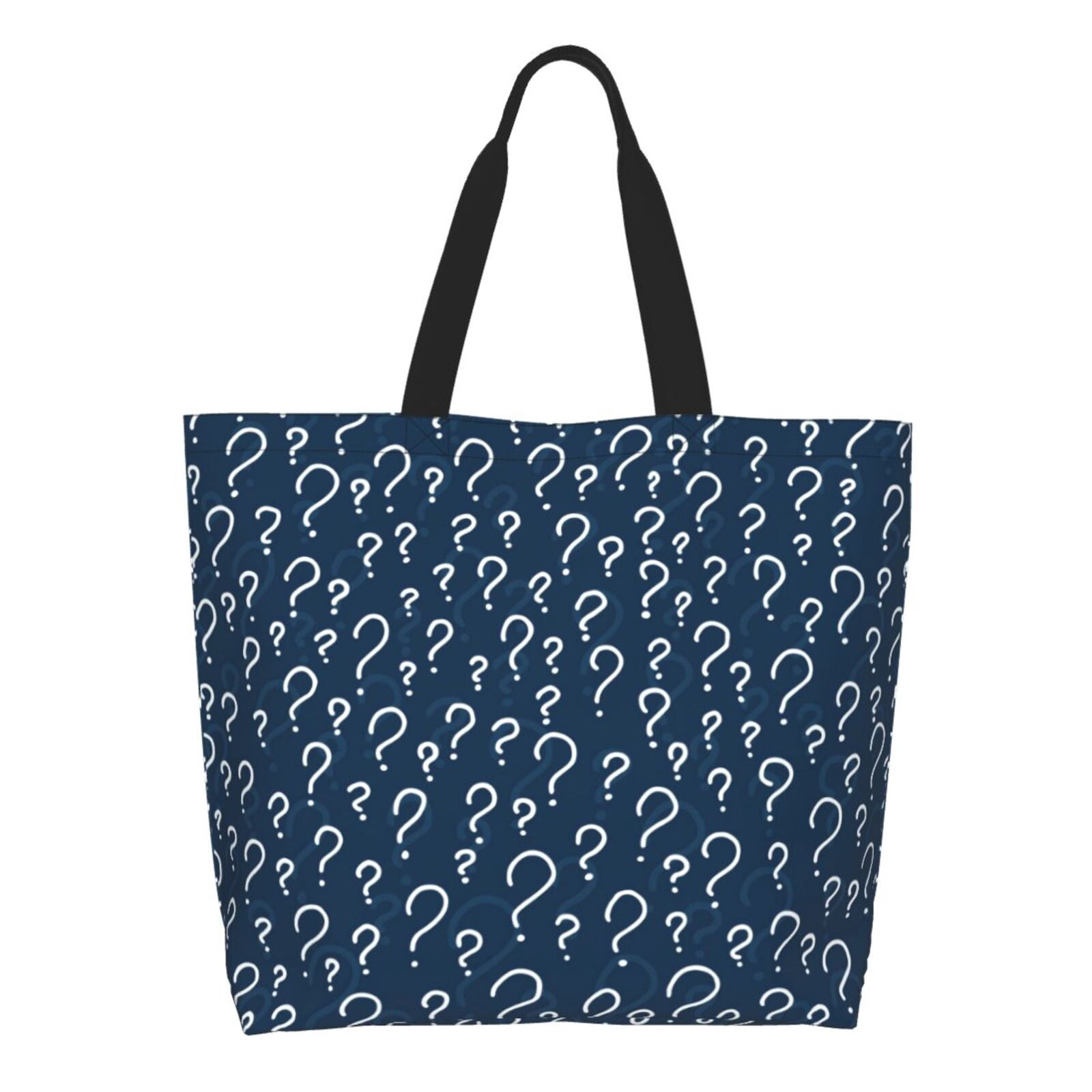 Easygdp Question Marks Tote Bags for Women,Women Travel Shoulder Bags ...