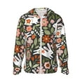 thumbnail image 1 of Easygdp Rabbits on Floral Lightweight Long Sleeve Sun Shirt Sports long-Sleeved Sun Protective Clothing, Quick Drying Breathable - Medium, 1 of 9