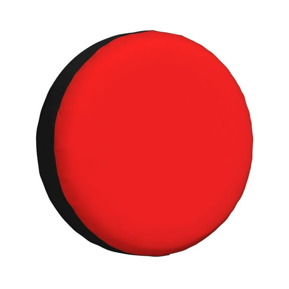 Easygdp Red Automobile Tire Dust Cover, 14-17in Spare Tire Cover Universal Fit for Trailer, Car, Truck, SUV, Jeep - 16 inch