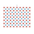 thumbnail image 1 of Easygdp Red Blue Polka Dots Microfiber Absorbent Dish Drying Pad,Kitchen Drying Mat,Can Be Hung, Strong Water Absorption Capacity,Quick Drying, 1 of 9