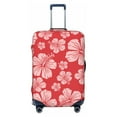 thumbnail image 1 of Easygdp Red Hibiscus Flower Double-Sided Printed Elastic Suitcase Protective Cover,Invisible Zipper, Business Trip Luggage Cases,Washable And Resistant To Falling -X-Large, 1 of 9