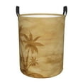 thumbnail image 1 of Easygdp Retro Palm Tree Large Dirty Clothes Hamper, Lightweight Storage Basket, Household Laundry Bag with Handle - Small, 1 of 8
