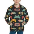thumbnail image 1 of Easygdp Retro Video Game Boys Hoodie Kids Sweatshirt Youth Pullover With Hood-Medium, 1 of 6