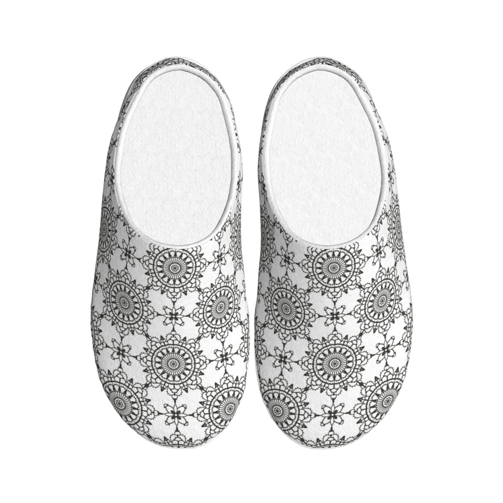 Women Summer Artsy Flower Linen Slippers main image 0