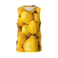 thumbnail image 1 of Easygdp Ripe Yellow Lemon Men's Mesh Basketball Jersey Quick Drying Sleeveless Shirts Fitted Muscle Tank Tops Sport Round Neck T-Shirt - 4X-Large, 1 of 9