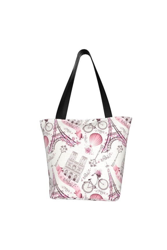 Romantic Travel In Paris Shoulder Bags for Women,Crossbody Bags Shoulder Purse Handbag for Women