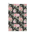 thumbnail image 1 of Easygdp Rose Flowers Golf Towel 24x16in for Men and Women with Carabiner Clip for Easy Attachment, 1 of 8