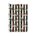 thumbnail image 1 of Easygdp Rose Flowers Golf Towel 24x16in for Men and Women with Carabiner Clip for Easy Attachment, 1 of 8