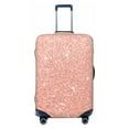 thumbnail image 1 of Easygdp Rose Gold Glitter Double-Sided Printed Elastic Suitcase Protective Cover,Invisible Zipper, Business Trip Luggage Cases,Washable And Resistant To Falling -X-Large, 1 of 9
