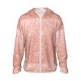 thumbnail image 1 of Easygdp Rose Gold Glitter Lightweight Long Sleeve Sun Shirt Sports long-Sleeved Sun Protective Clothing, Quick Drying Breathable - XX-Large, 1 of 9
