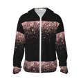 thumbnail image 1 of Easygdp Rose Gold Glitter1 Lightweight Long Sleeve Sun Shirt Sports long-Sleeved Sun Protective Clothing, Quick Drying Breathable - Small, 1 of 9