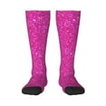 thumbnail image 1 of Easygdp Rose Red Glitter Fashionable Adult Sockings&Sports Sockings&Breathable Sockings, Non-Pilling,Contrasting Color Design, 1 of 9
