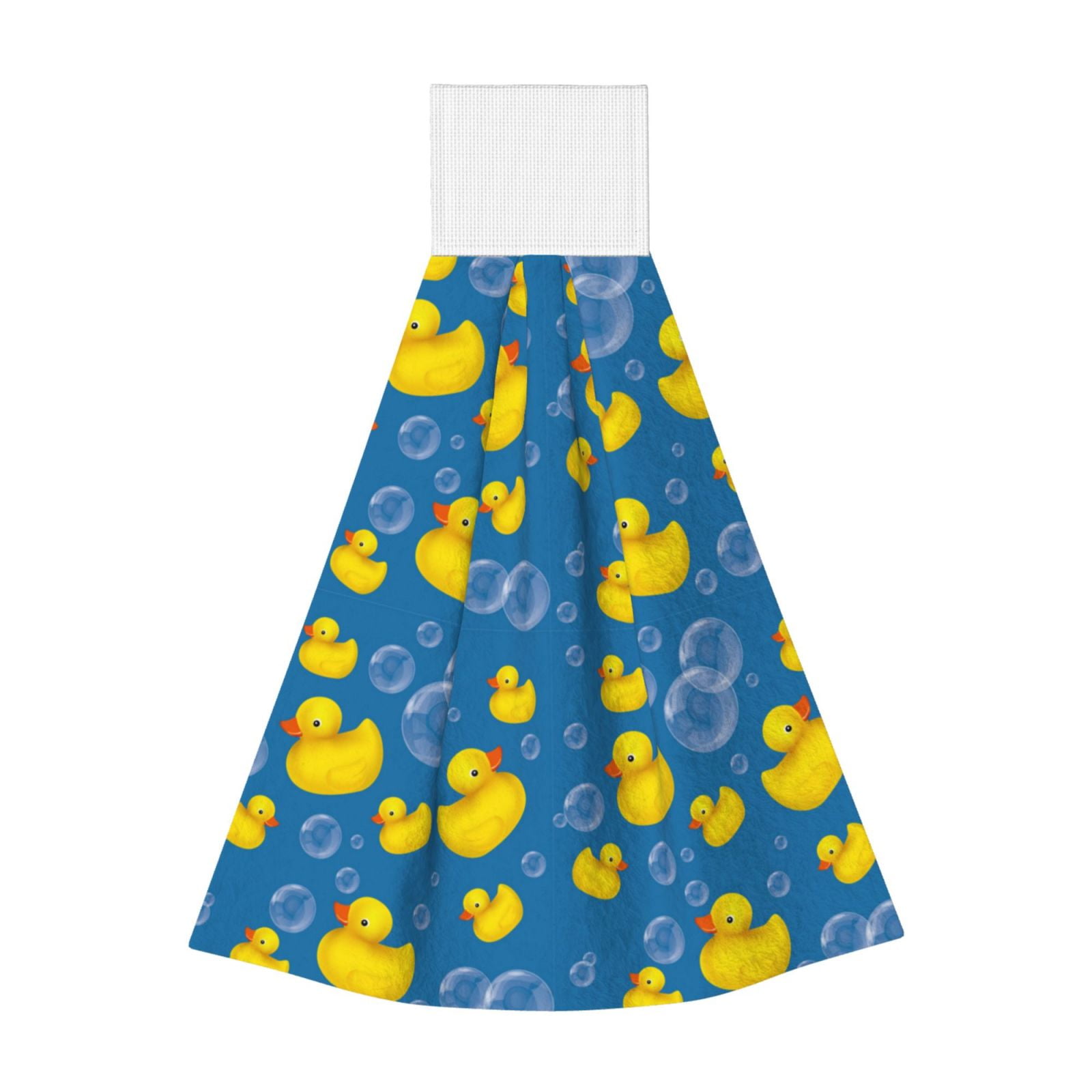 Easygdp Rubber Duck Kitchen Hand Towels Hanging Tie Towels Fast Drying