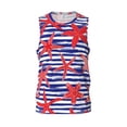 thumbnail image 1 of Easygdp Sea Stars Men's Mesh Basketball Jersey Quick Drying Sleeveless Shirts Fitted Muscle Tank Tops Sport Round Neck T-Shirt - 3X-Large, 1 of 9