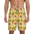 thumbnail image 1 of Easygdp Sea and Sand Men's Short Pajama Pants, Sleep Shorts, Household Pants, Casual Pants with Pockets - Small, 1 of 9