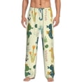 thumbnail image 1 of Easygdp Seahorse Men's Pajama Pant, Sleep Elastic Waistband Lounge Pants - Large, 1 of 9