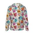 thumbnail image 1 of Easygdp Skulls and Roses Lightweight Long Sleeve Sun Shirt Sports long-Sleeved Sun Protective Clothing, Quick Drying Breathable - Medium, 1 of 9