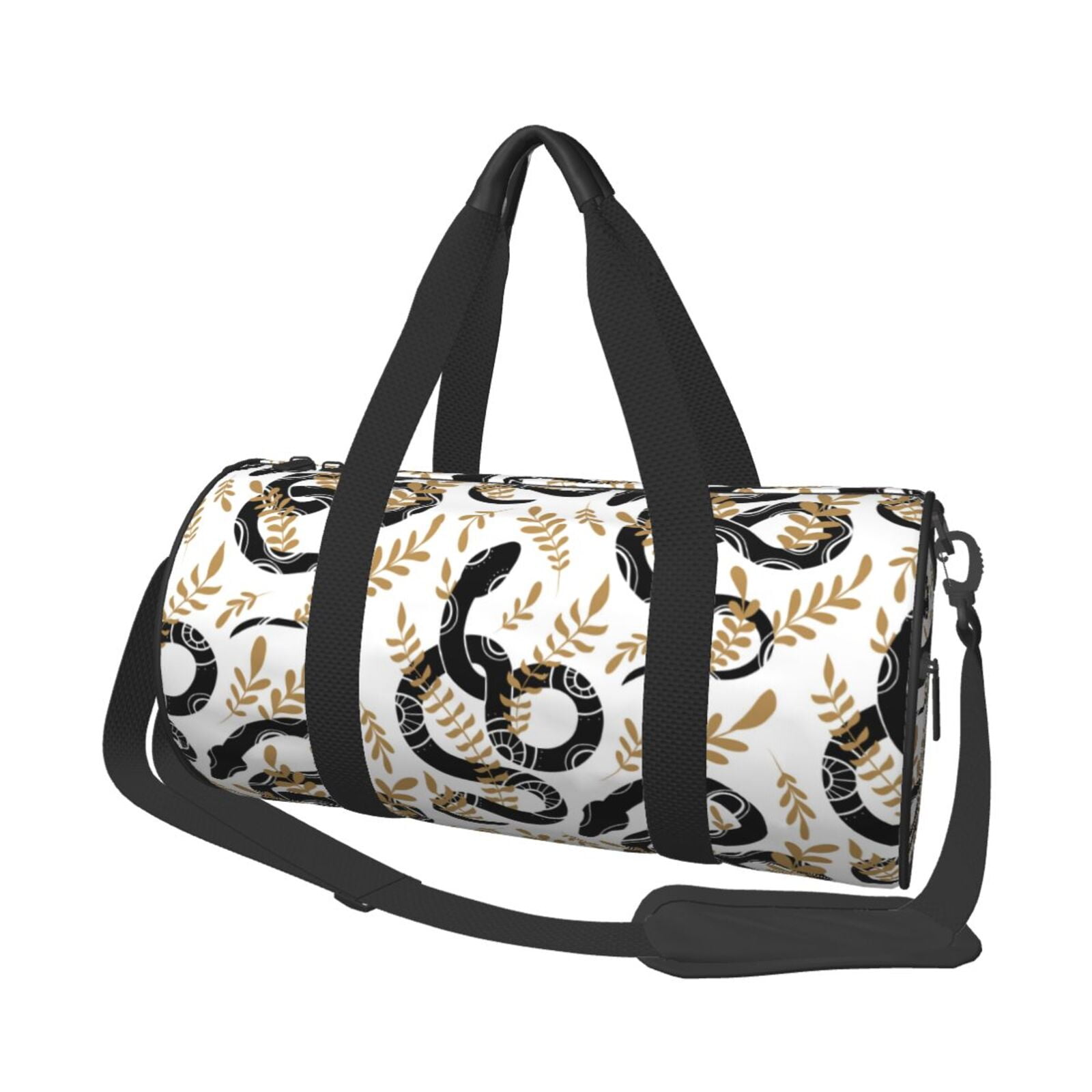 Easygdp Snake Travel Duffle Bag,Carry on Bag Travel Bags Gym Bag Carry