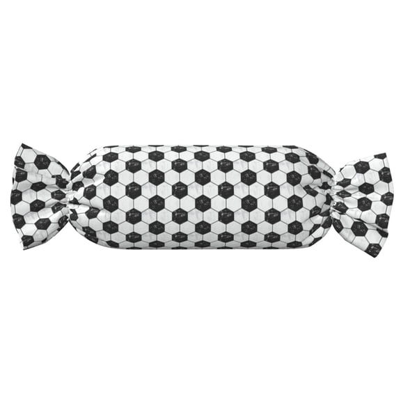 Easygdp Soccer Candy Pillow Cylindrical Pillows Sofa Pillow Neck Hand Support Pillows Lumbar Pillows Including Insert