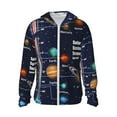 thumbnail image 1 of Easygdp Solar System Lightweight Long Sleeve Sun Shirt Sports long-Sleeved Sun Protective Clothing, Quick Drying Breathable - Large, 1 of 9