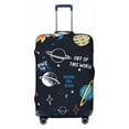 thumbnail image 1 of Easygdp Space Double-Sided Printed Elastic Suitcase Protective Cover,Invisible Zipper, Business Trip Luggage Cases,Washable And Resistant To Falling -X-Large, 1 of 9
