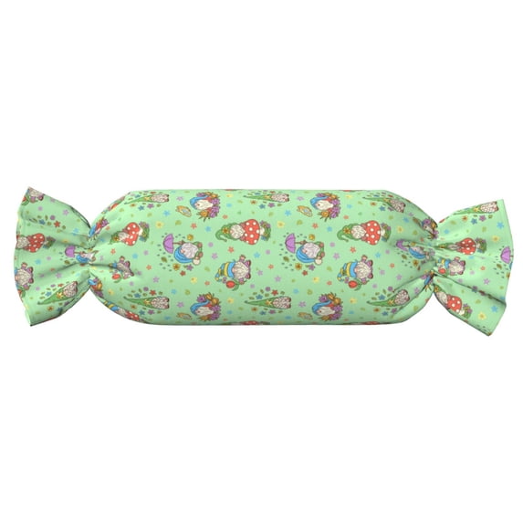 Easygdp Spring Gnome Candy Pillow Cylindrical Pillows Sofa Pillow Neck Hand Support Pillows Lumbar Pillows Including Insert