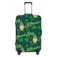 thumbnail image 1 of Easygdp St Patrick's Day9 Print Elastic and Washable Suitcase Protective Cover with Hidden Zipper Fits 18-32 inch Luggage -X-Large, 1 of 9