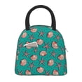 thumbnail image 1 of Easygdp Starfish and Shell Large Insulated Lunch Bag，Aluminum Lining, Spacious Design, Leakproof, Ideal for Work, Picnics, Travel, and Outdoor Activities-One Size, 1 of 6