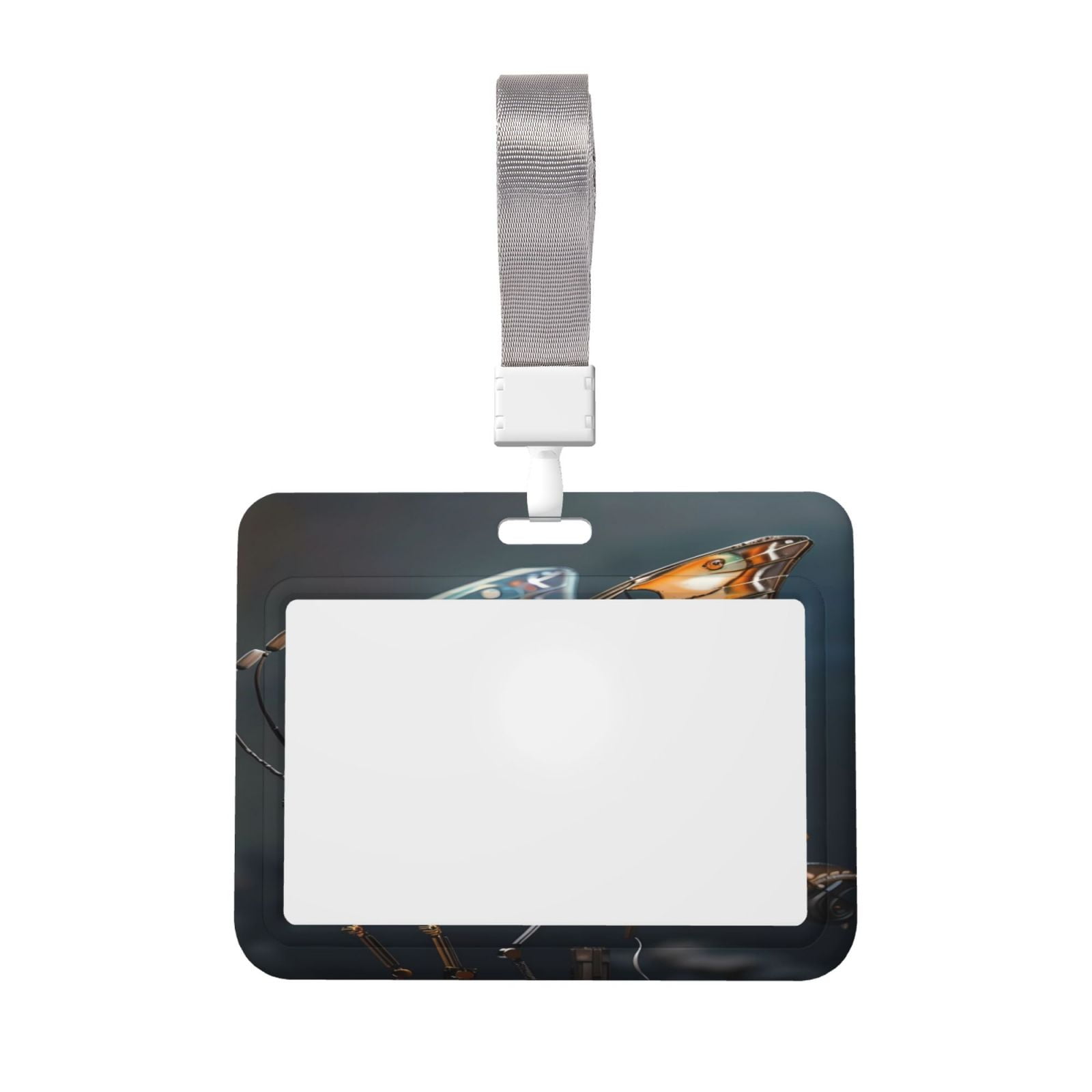 Easygdp Steampunk Mechanical Butterfly Card Badge Holder Work Badge Sleeve  for Office, School, Factory, ID Credit Cards, Driver Licenses and Passes -  Walmart.com