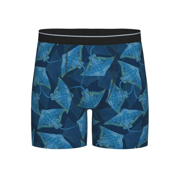 Easygdp Stingray Men's Boxer Briefs Men’s Underwear Boxer Briefs for Men