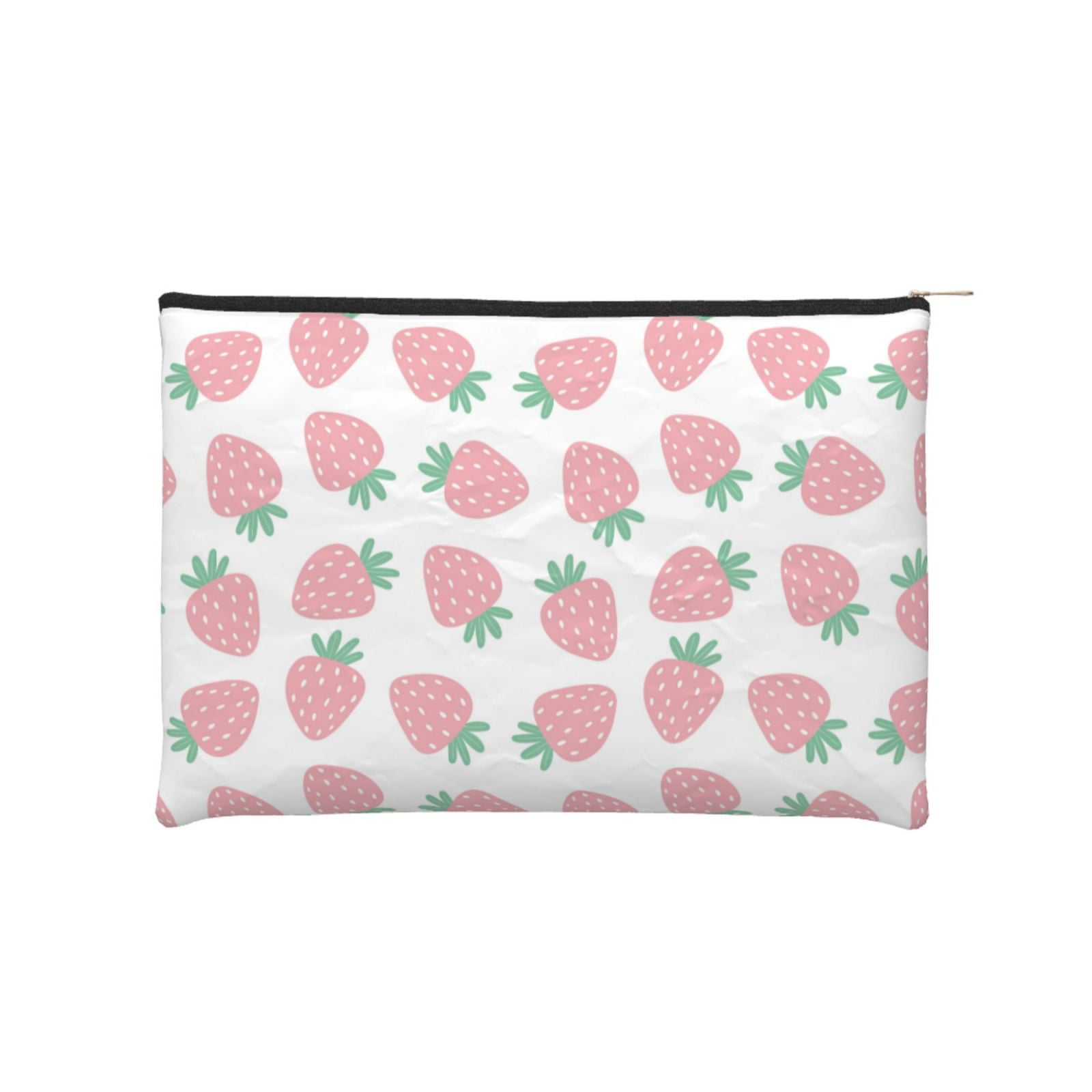 GLAM & GO QUILTED COSMETIC BAG - STRAWBERRY FIELDS main image 1