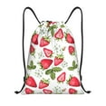 thumbnail image 1 of Easygdp Strawberry1 Drawstring Backpack, Beach Sackpack, Travel Sackpack Lightweight for Sports, Gym, Travel, Swimming - Small, 1 of 9