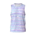 thumbnail image 1 of Easygdp Striped Gradient Men's Mesh Basketball Jersey Quick Drying Sleeveless Shirts Fitted Muscle Tank Tops Sport Round Neck T-Shirt - 4X-Large, 1 of 9