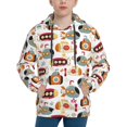thumbnail image 1 of Easygdp Submarines Boys Hoodie Kids Sweatshirt Youth Pullover With Hood-Small, 1 of 6