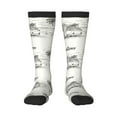thumbnail image 1 of Easygdp Summer Vacation Scene With Camping Van Soccer Socks Sport Knee High Socks Calf Compression Athletic Socks for Men and Women, 1 of 9