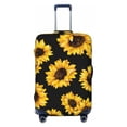 thumbnail image 1 of Easygdp Sunflower 6 Double-Sided Printed Elastic Suitcase Protective Cover,Invisible Zipper, Business Trip Luggage Cases,Washable And Resistant To Falling -Large, 1 of 9
