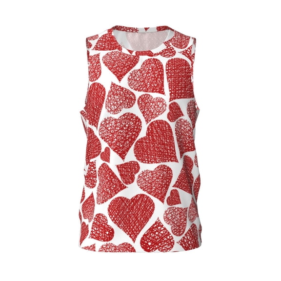 Easygdp Sunflower Gnomes 3 Men's Mesh Basketball Jersey Quick Drying Sleeveless Shirts Fitted Muscle Tank Tops Sport Round Neck T-Shirt - Small