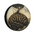 thumbnail image 1 of Easygdp Surreal Brain Tree Wheel Cover,Spare Tire Cover,4-17in Spare Tire Cover Universal Fit for Trailer, Car, Truck, SUV, Jeep-14 inch, 1 of 6