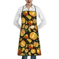 thumbnail image 1 of Easygdp Tangerine Apron Waterdrop Resistant with 2 Pockets,Oil Resistant Cooking Kitchen Chef Apron for Women Men, 1 of 7