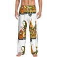 thumbnail image 1 of Easygdp Thanksgiving Truck Men's Pajama Pant, Sleep Elastic Waistband Lounge Pants - Small, 1 of 9