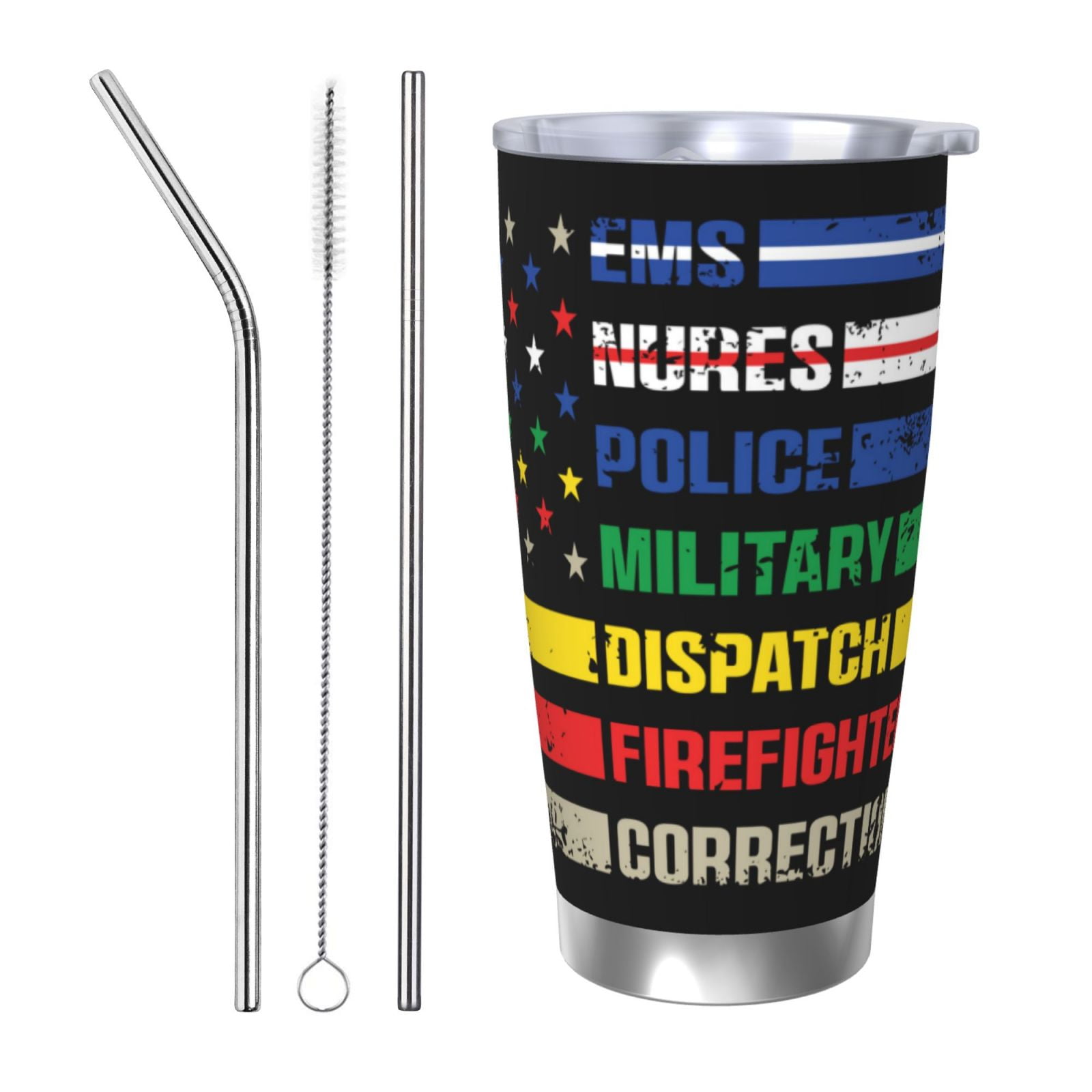 Distressed Thin Green Line® American Flag Coffee Mug