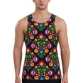 thumbnail image 1 of Easygdp Traditional Floral Polish Men's Tank Top, Sleeveless Muscle T Shirts, Breathable, Quick-Dry, Loose for Gym, Running, Fitness - Small, 1 of 9