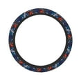 thumbnail image 1 of Easygdp Tropical Flower Elastic Steering Wheel Cover, Auto Accessories, Fit Suvs, Vans,Cars, Trucks -15 inch, 1 of 8