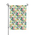 thumbnail image 1 of Easygdp Tropical Flowers Garden Flag Yard Flag Welcome Flag, Double-Sided, Weather Resistant for Outdoor Decor - 28"x40", 1 of 9