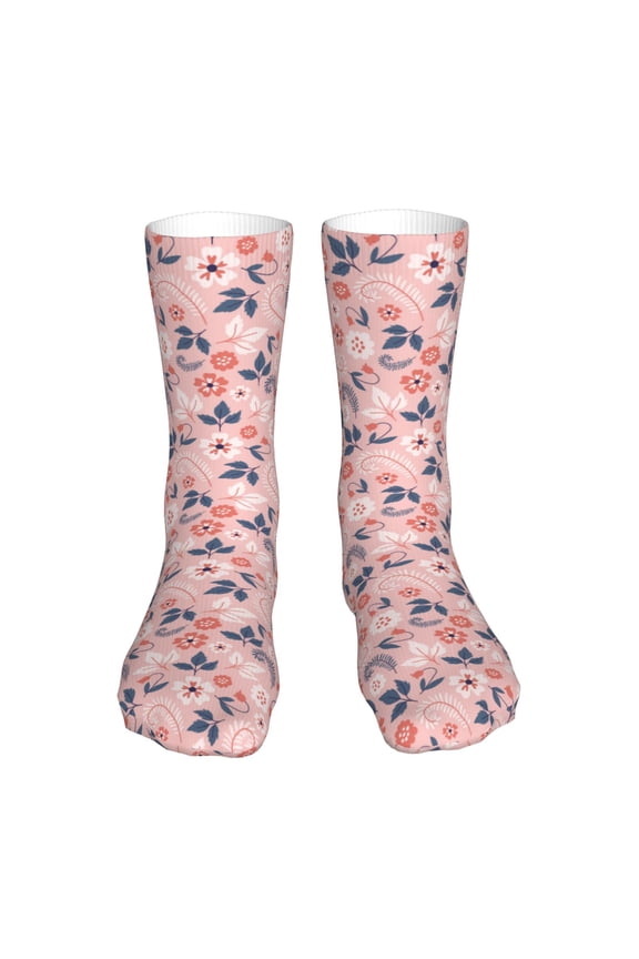 Tropical Plants Ankle Socks for Women Stocking Mid Calf Socks Ultra Stretchy for Boots Sneakers Loafer