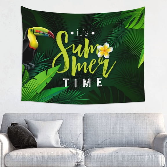 Easygdp Tropical Summer Vibes Tapestrys Boutique Decor Wall Hanging for Living Room Bedroom Office Decor 29x37in