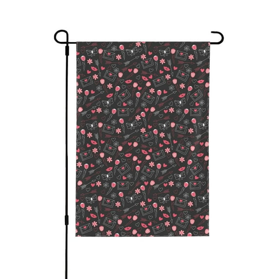 Easygdp Valentine'S Day Garden Flag Yard Flag Welcome Flag, Double-Sided, Weather Resistant for Outdoor Decor - 28"x40"