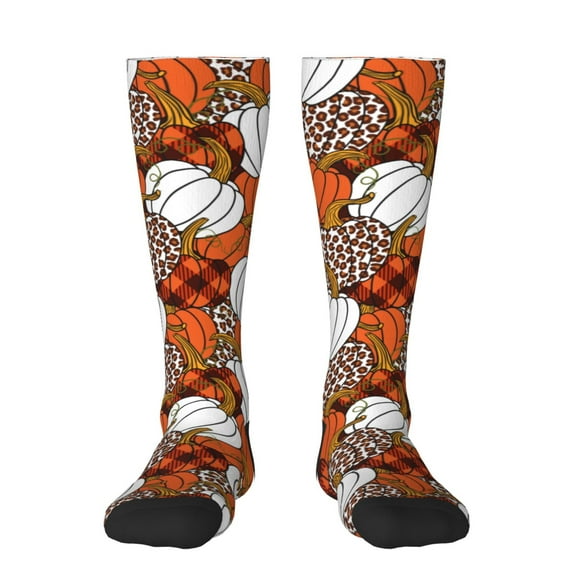 Easygdp Various Pumpkins Fashionable Adult Sockings&Sports Sockings&Breathable Sockings, Non-Pilling,Contrasting Color Design