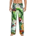 thumbnail image 1 of Easygdp Vegan1 Men's Pajama Pant, Sleep Elastic Waistband Lounge Pants - XX-Large, 1 of 9