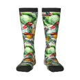 thumbnail image 1 of Easygdp Vegan1 Soccer Socks Sport Knee High Socks Calf Compression Athletic Socks for Men and Women, 1 of 9